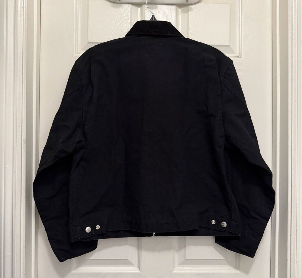 Carhartt WIP OG Detroit Jacket Black - Women’s Sz Medium - Picture 2 of 8